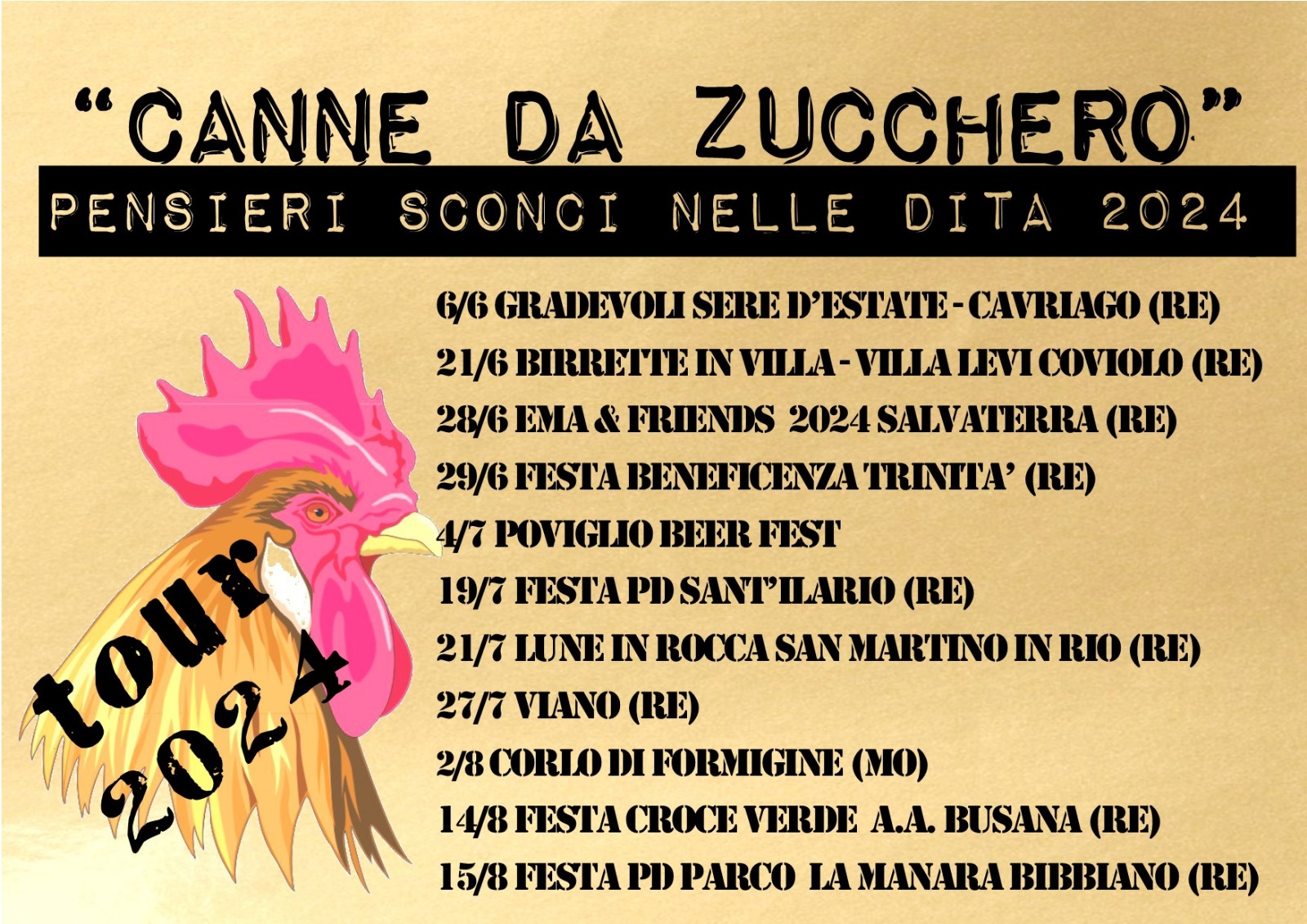 Pensieri sconci nelle dita...tour 2024